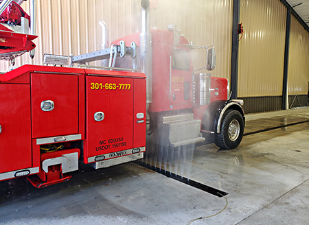 undercarriage system used on a pickup truck